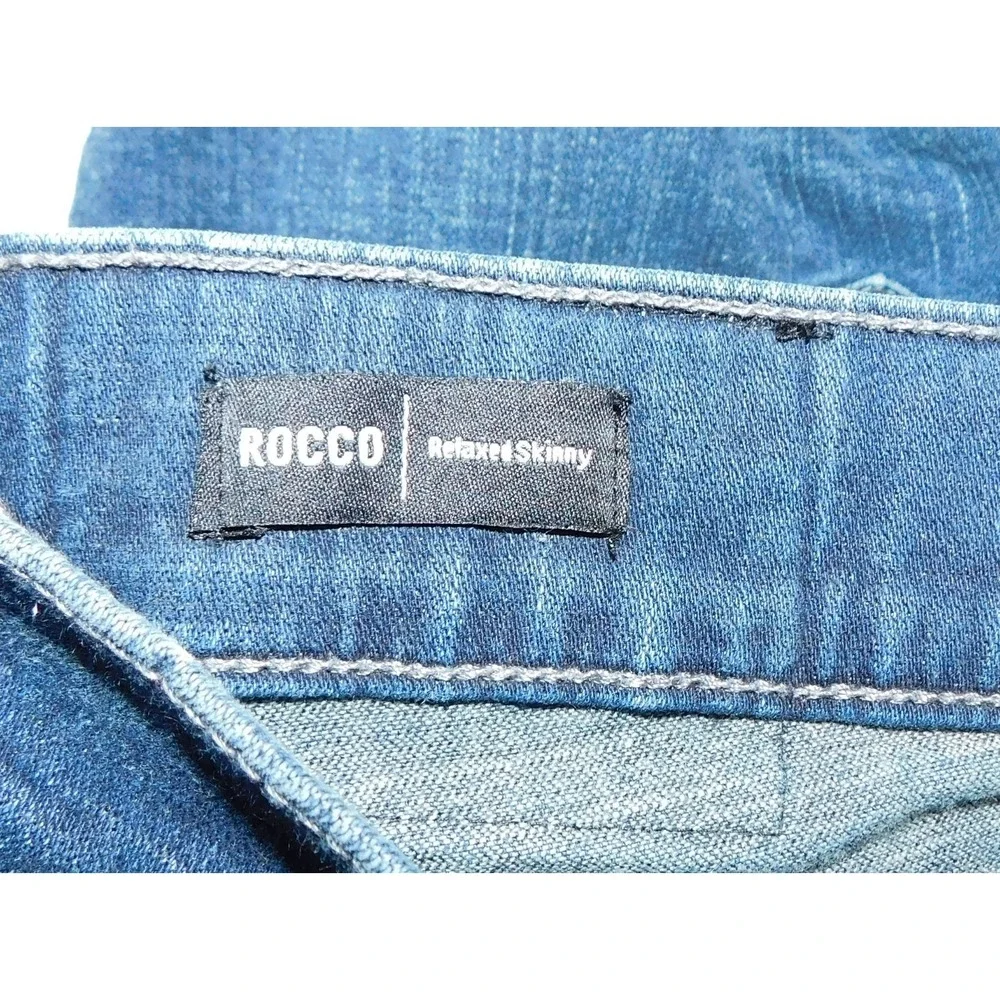 True Religion Jeans Mens 44x33 Blue Rocco Relaxed‎ Skinny Denim Jeans